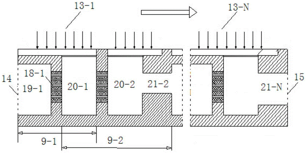 Compression-ejection compound refrigerating system using Knudsen compressor