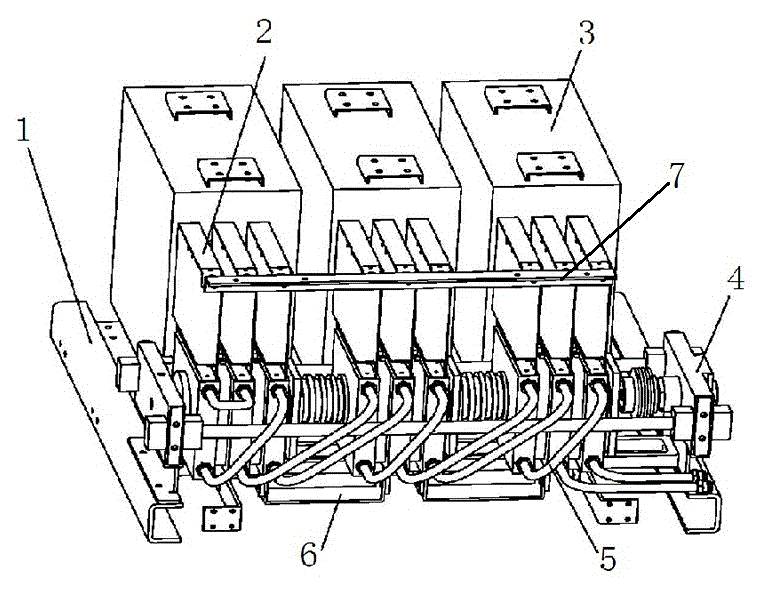 Insulated gate bipolar transistor (IGBT) module unit for flexible direct current transmission