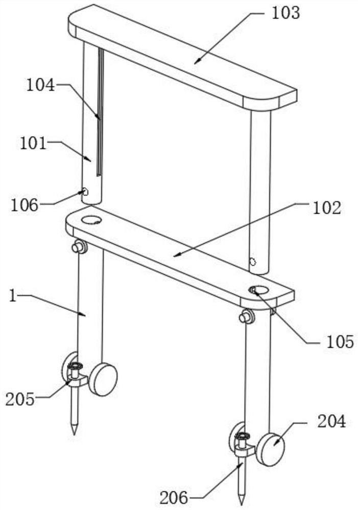 Seedling cultivation device for cotton breeding