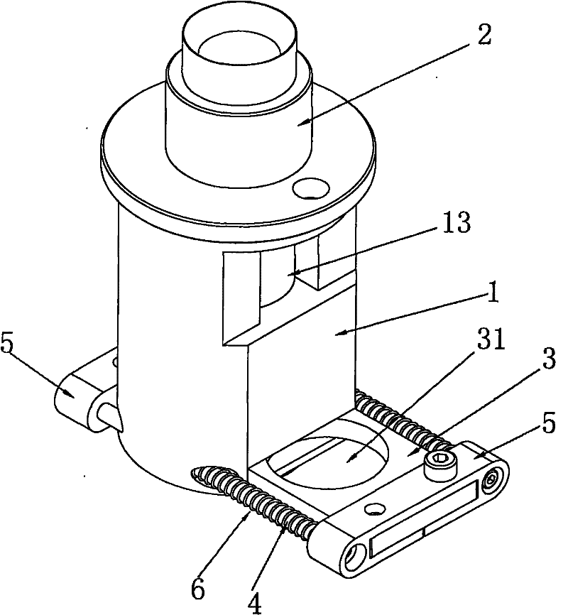 Measuring cup device of molecular sieve assembly device
