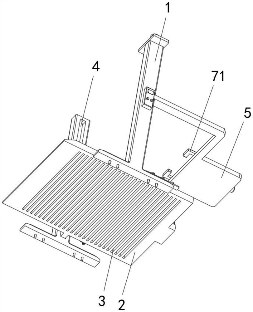 An anti-fall device for a three-dimensional garage