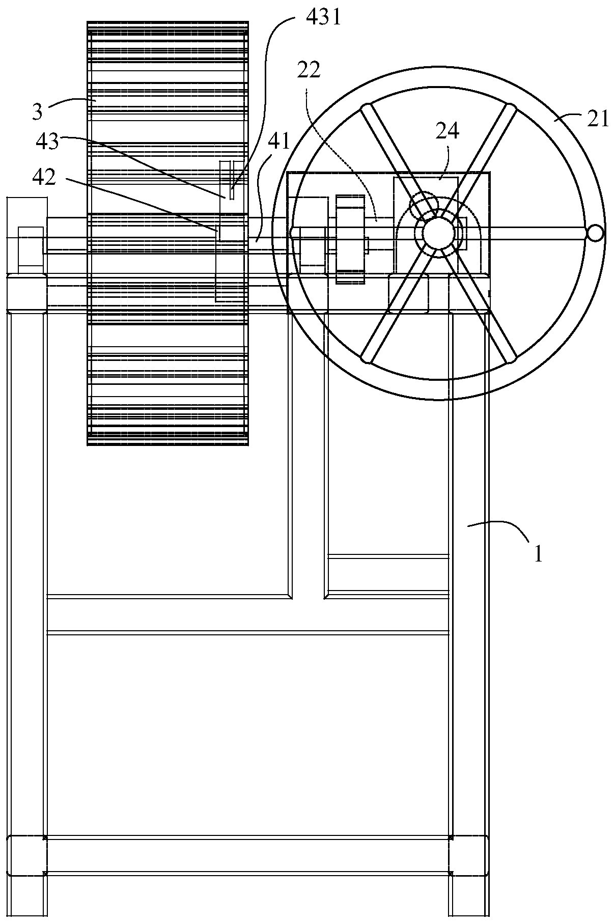 Manufacturing equipment and manufacturing method of piano climbing belt