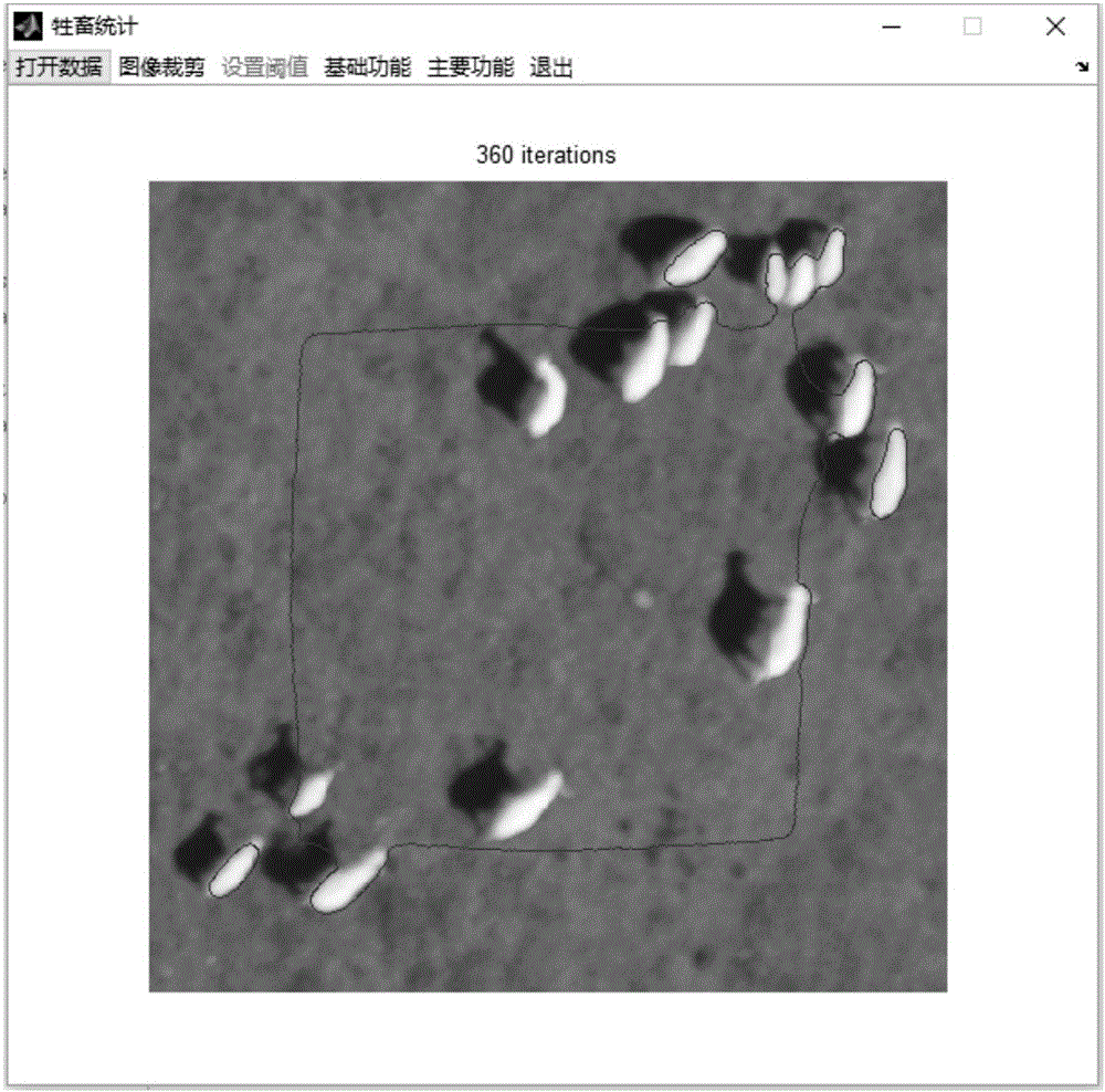 Method for automatically detecting cattle and sheep in high resolution image