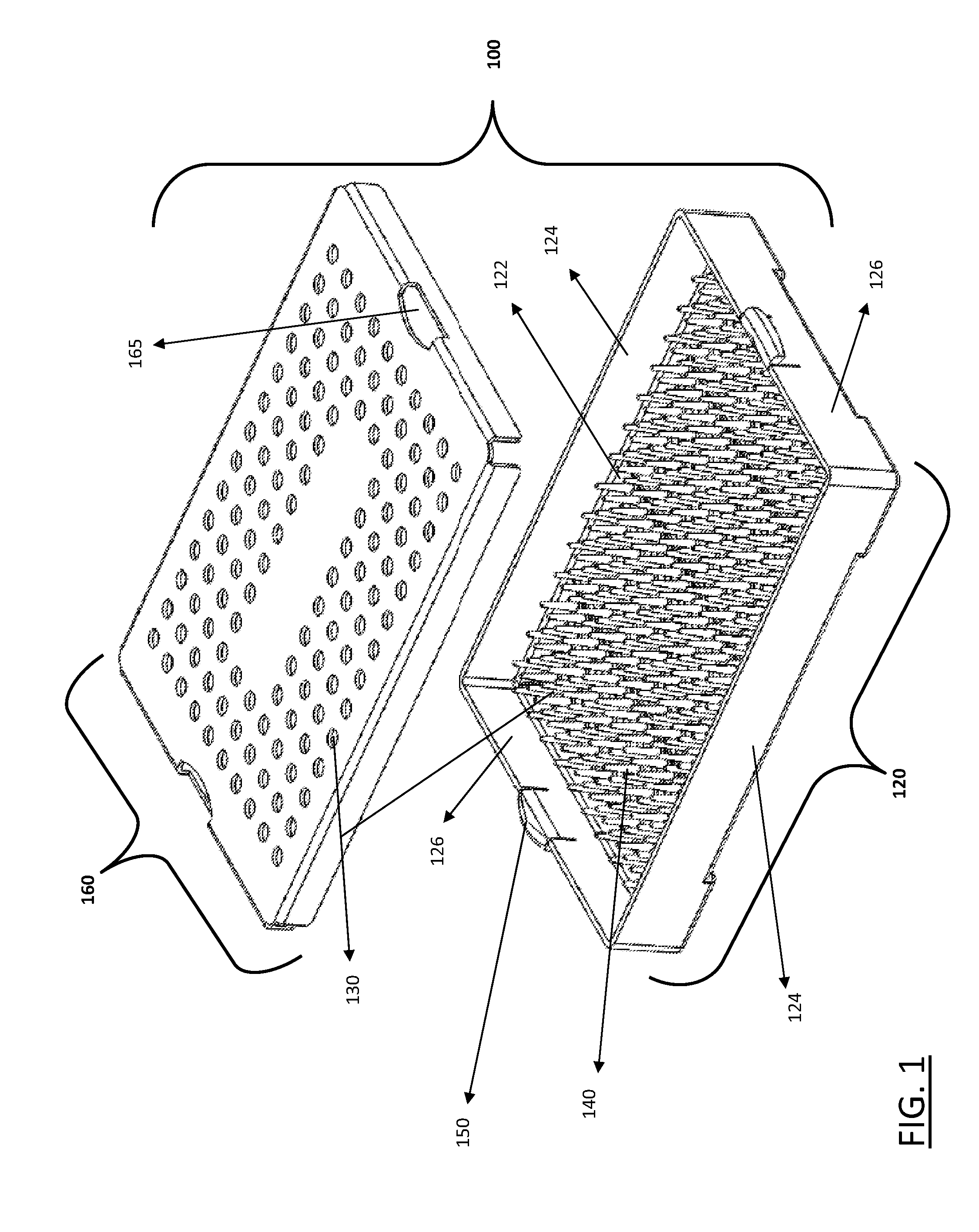 Sterilization Base-Tray with Internal Frame and Integrated Latching and Intrument Retention System