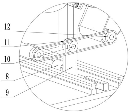 Automatic assembling device for truck traction disc