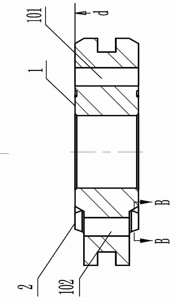 Shock absorber piston