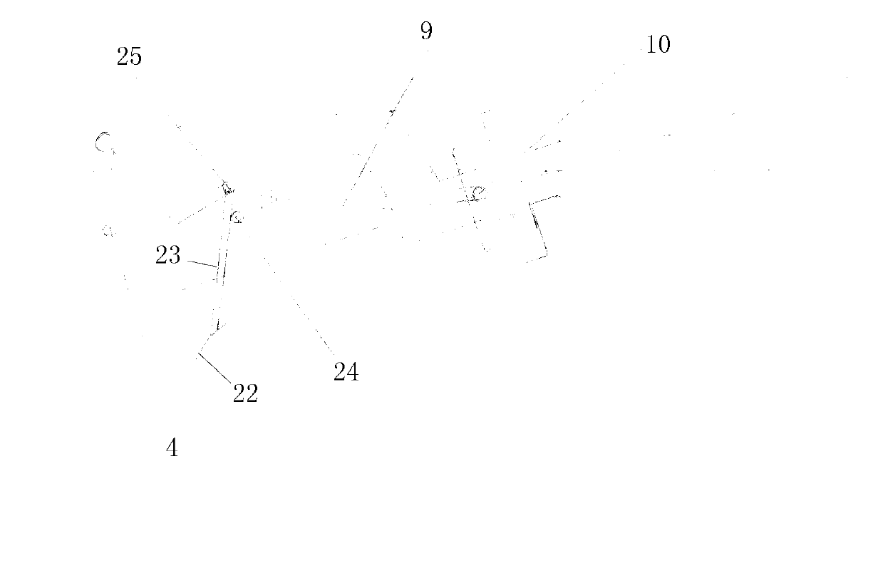 Pitch changing and periodical pitch changing device of downwind wind driven generator