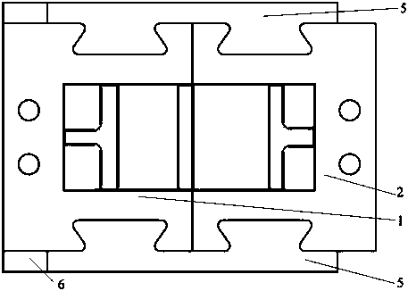 Local loading forming method for single-action press and combined die