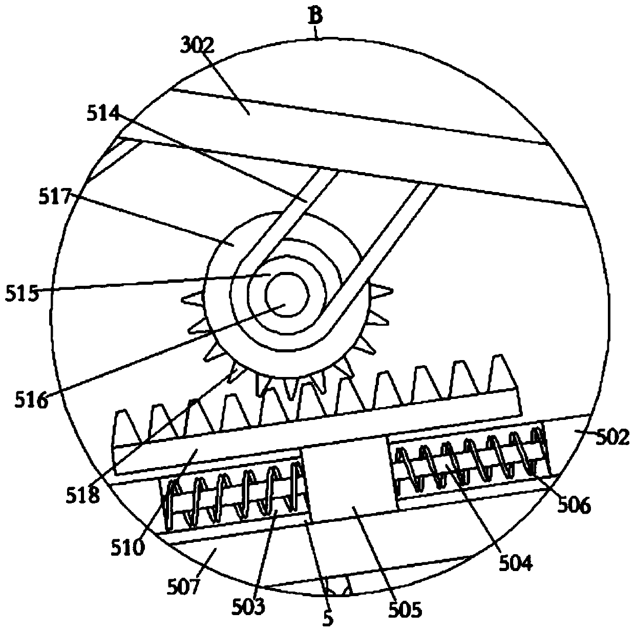 Device and method for removing skin of dried peanut kernels