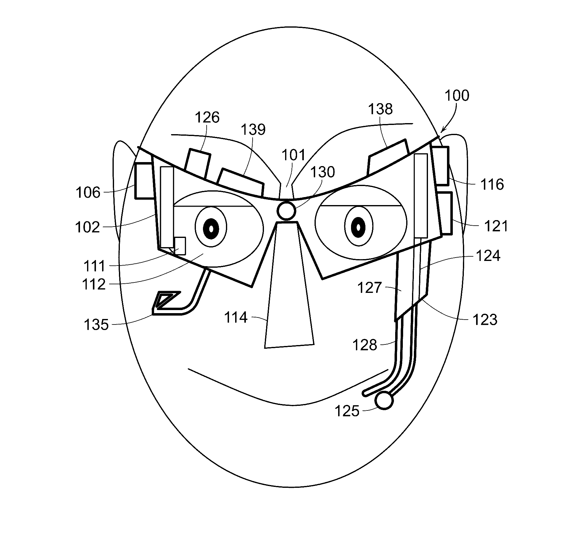 Eye and head tracking device