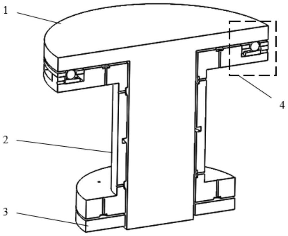 Air Floating Thrust Bearing Based on Coplanar Load Suction of Outer Rings