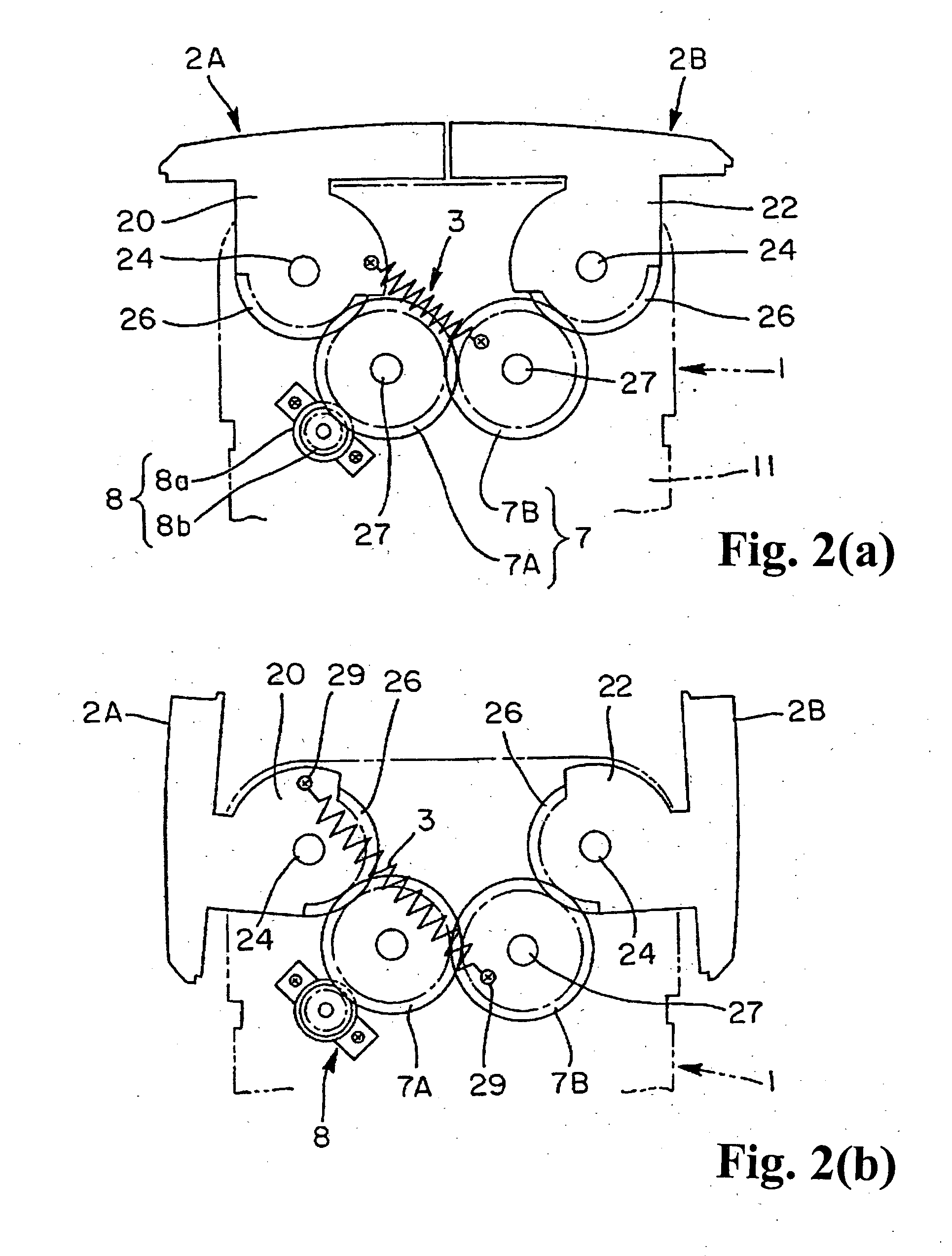 Cover opening and closing device