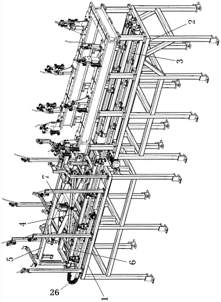 A bracket-type top cover conveying and centering mechanism