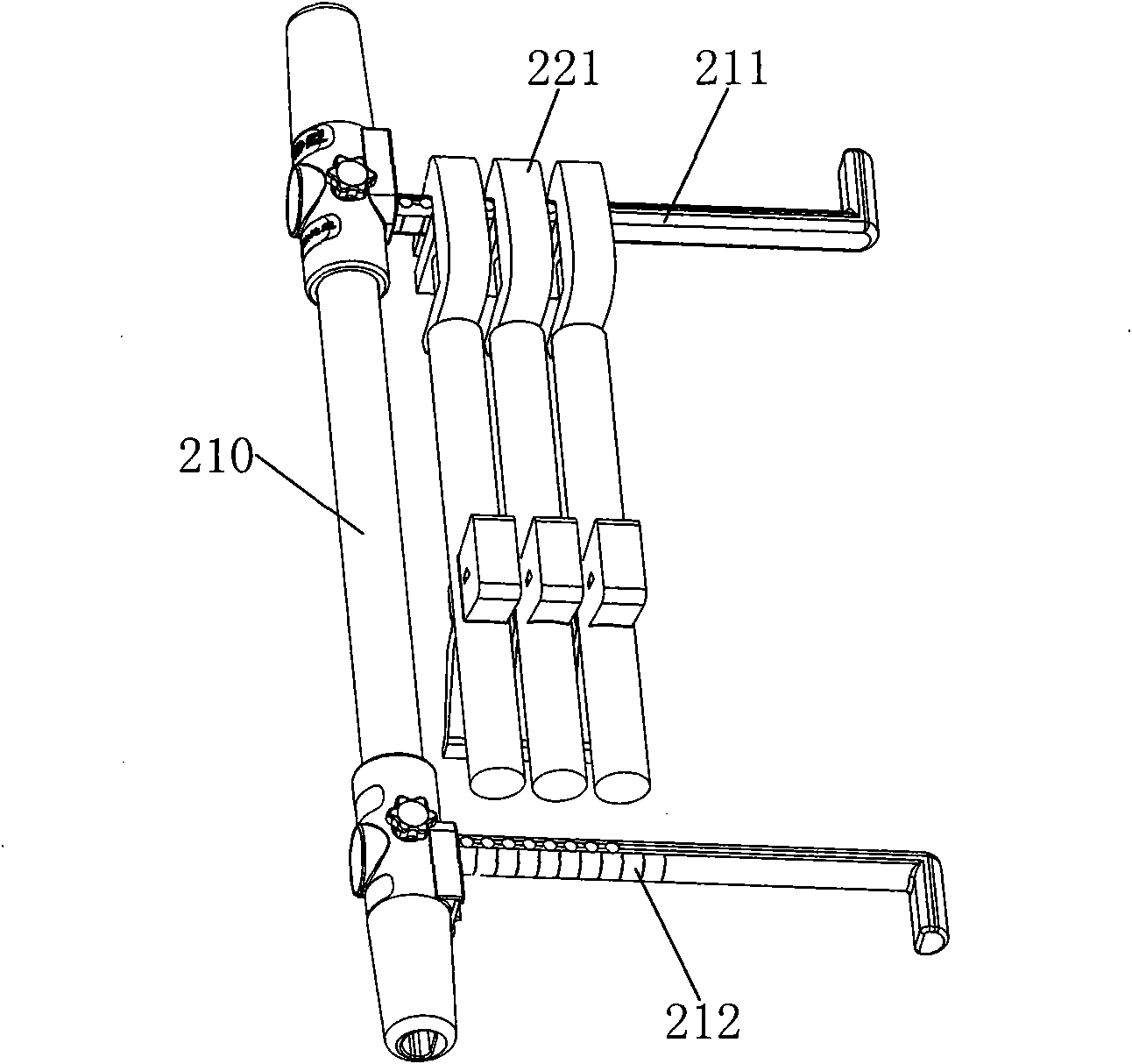 Detachable or short-rod carrying type short-circuit earthing wire winding method and winding mechanism