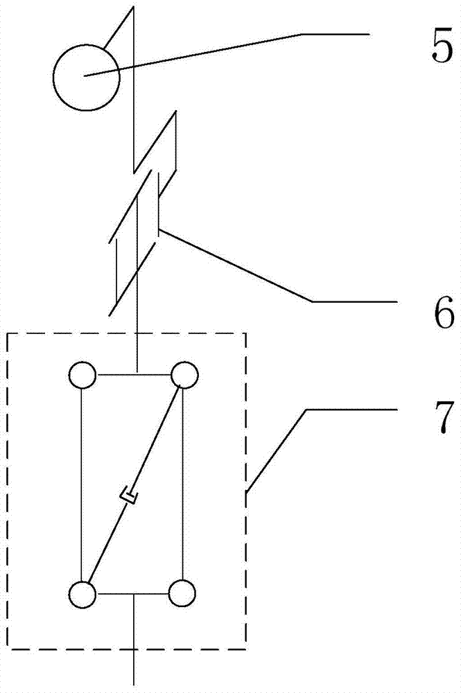 A transmission line inspection robot mechanism adapted to large span