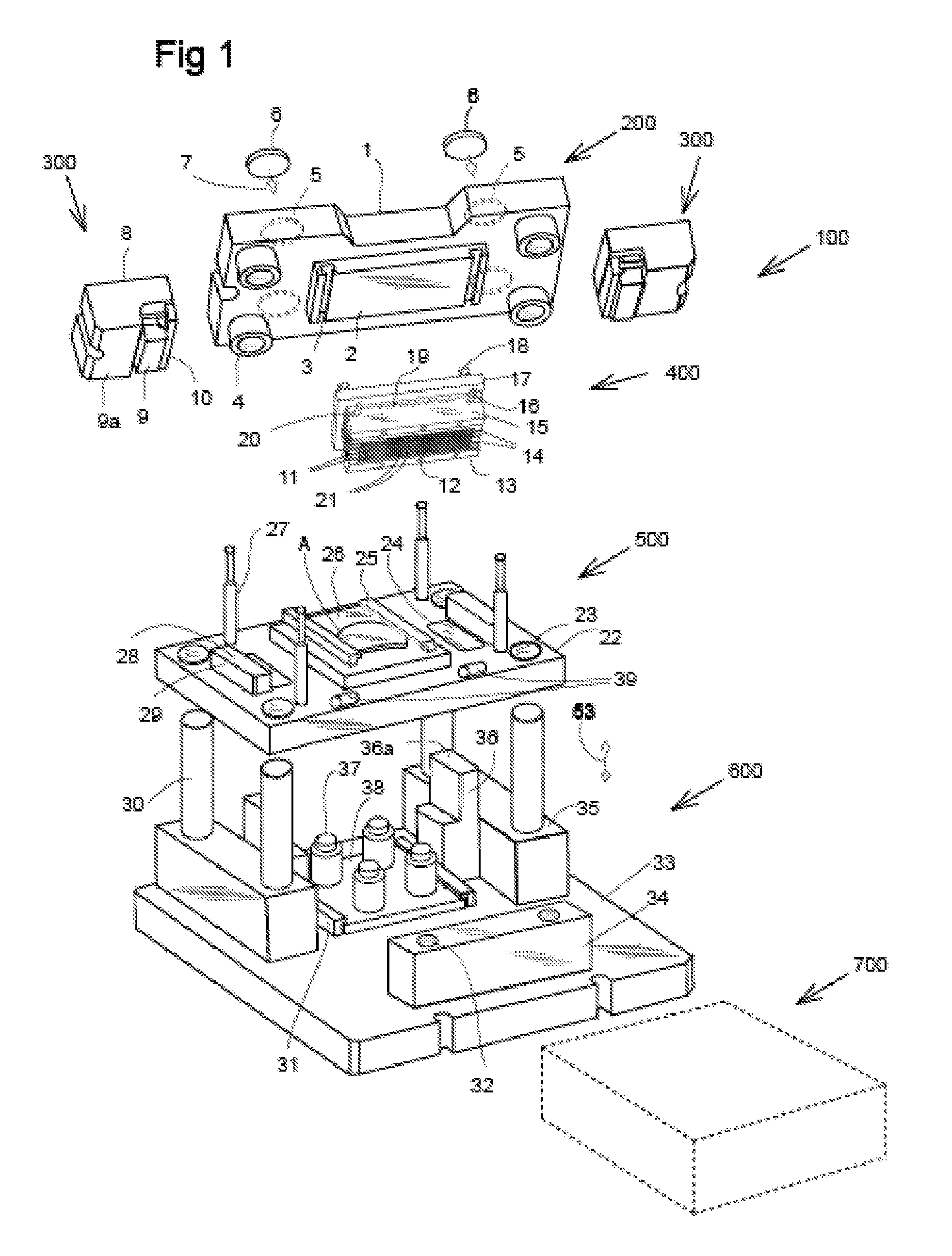 Apparatus for texturing the surface of a brake plate