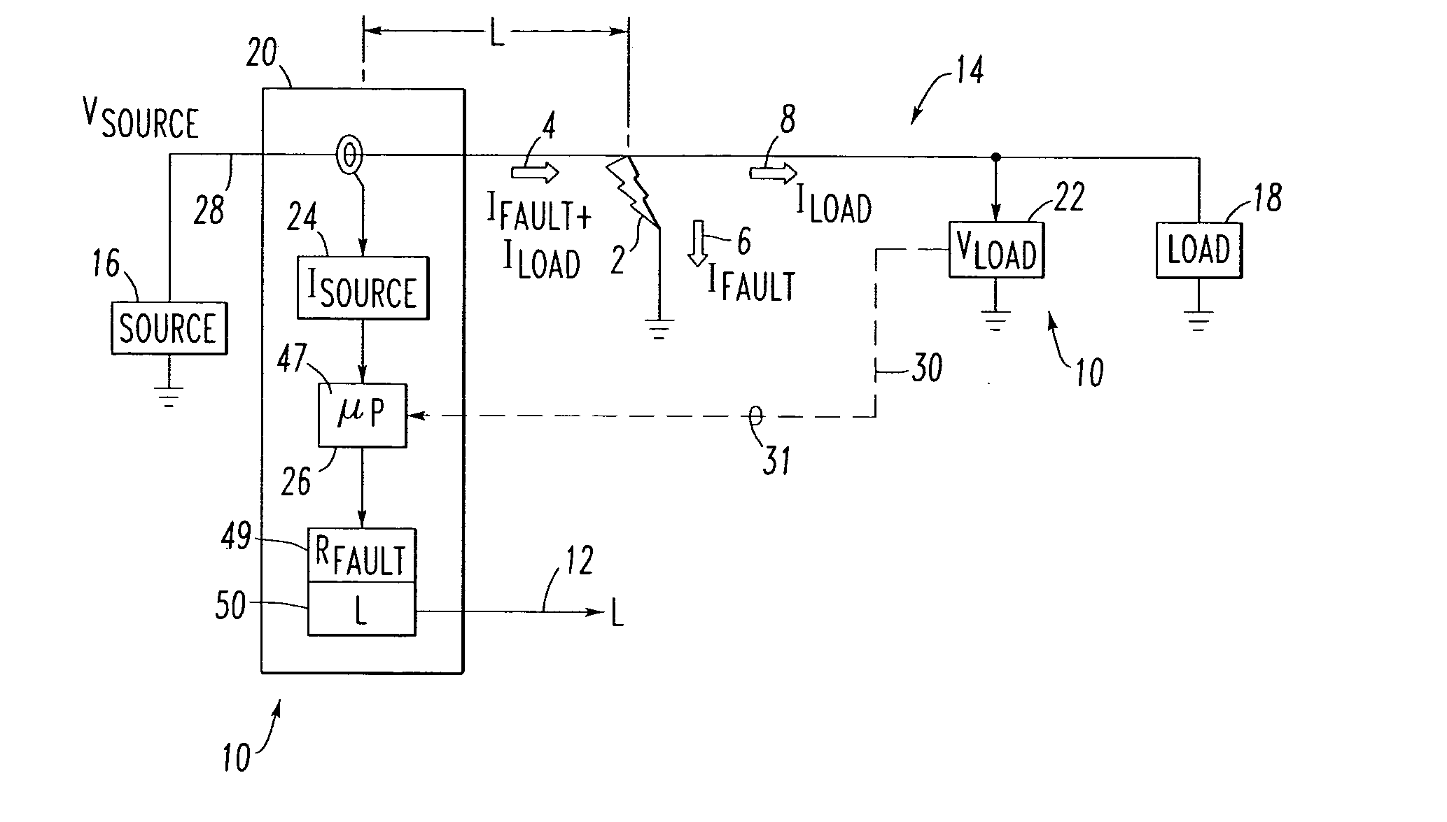 Apparatus and method for real time determination of arc fault energy, location and type