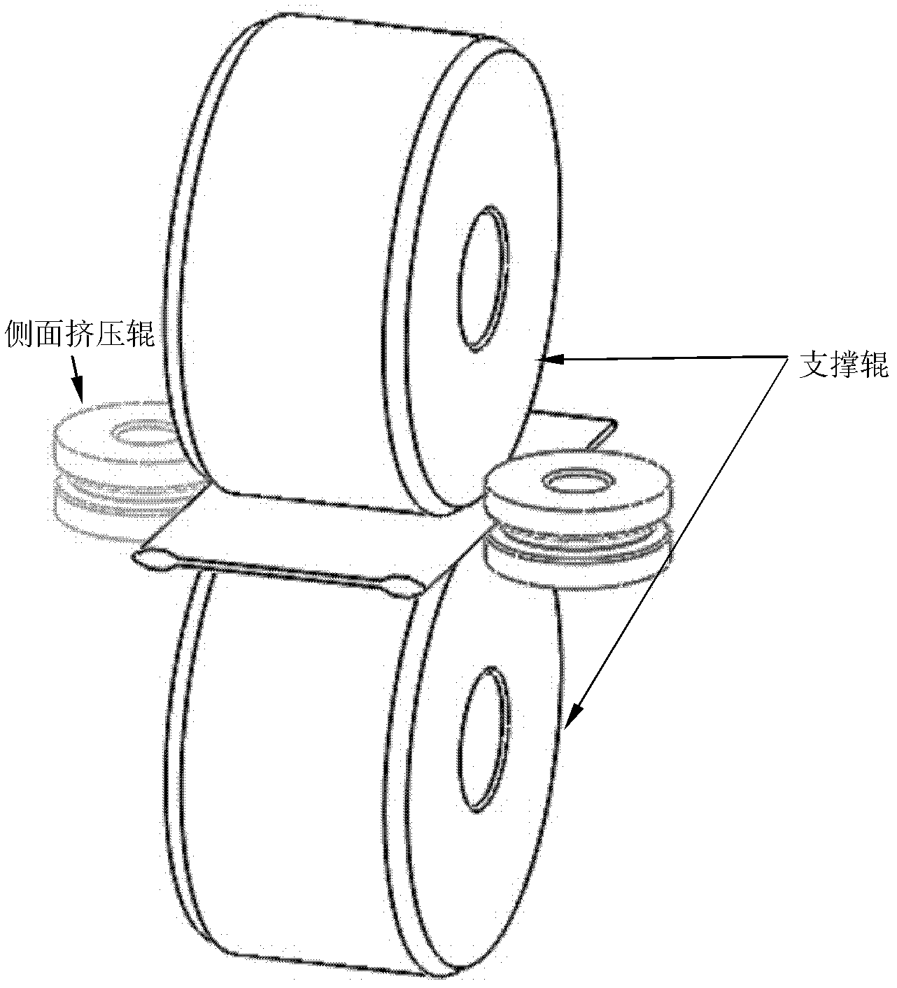 Molding method of cold-bending steel plate pile provided with non-uniform-thickness lock buckle