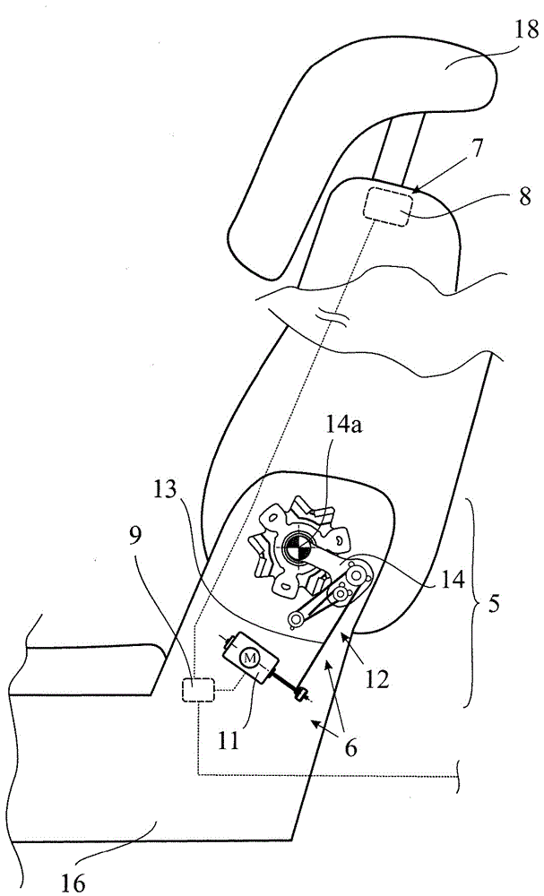 Locking system for seat assembly of motor vehicle