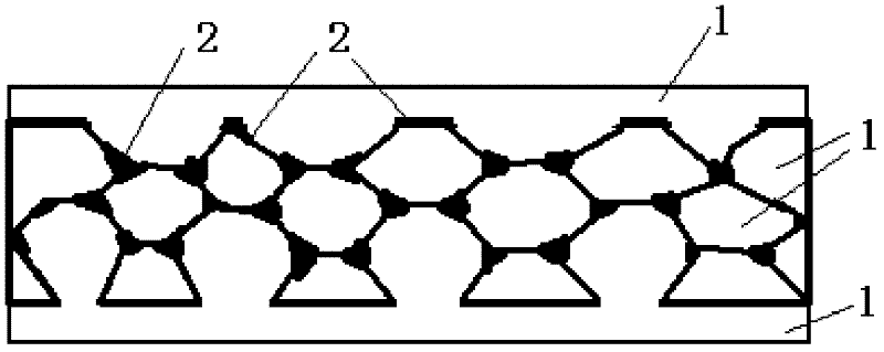 Elastic compound metal heat interface material and preparation method thereof
