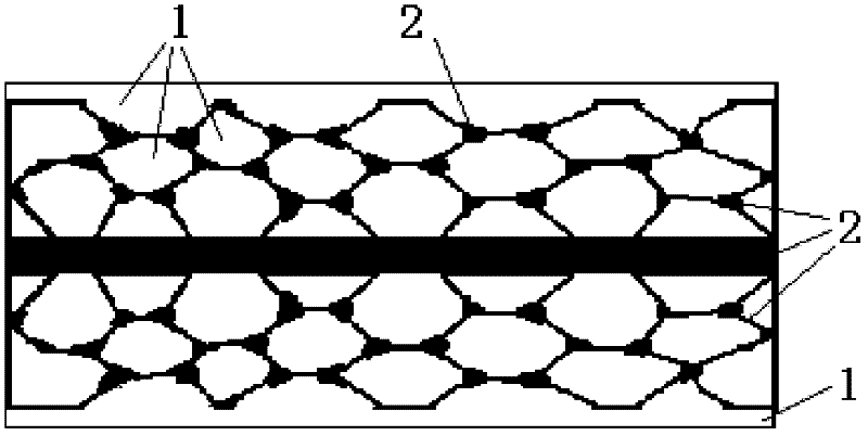 Elastic compound metal heat interface material and preparation method thereof