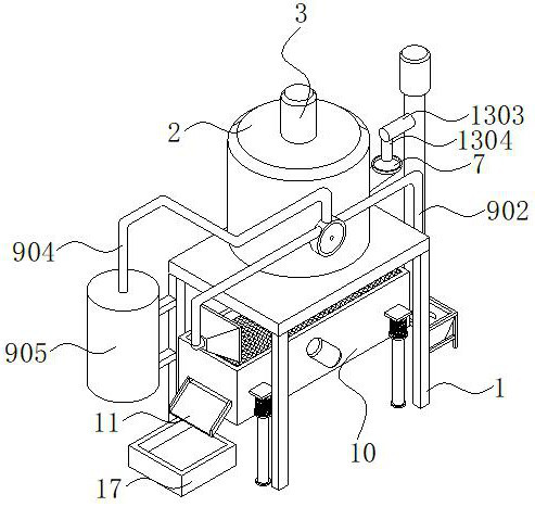 Feed grinding equipment for laying hen feeding farm