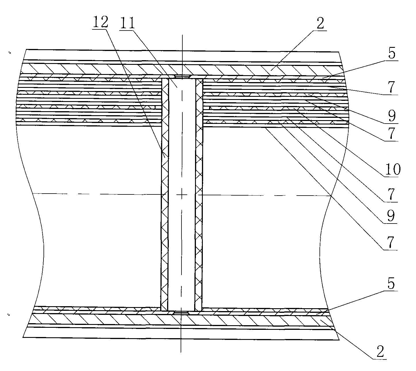 Lamination method of laminated battery cell of lithium-ion power battery