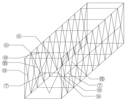 Ethylene-propylene-diene monomer rubber and method for casting electric power trench at one time by adopting same