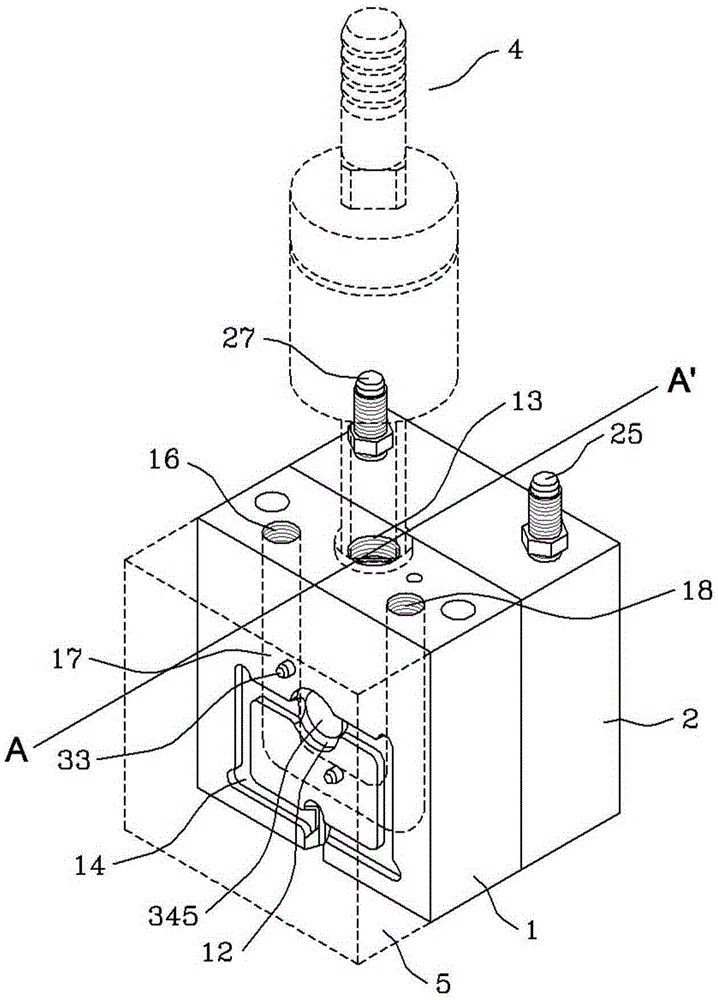 Unified valve assembly for ventilating a die casting mold