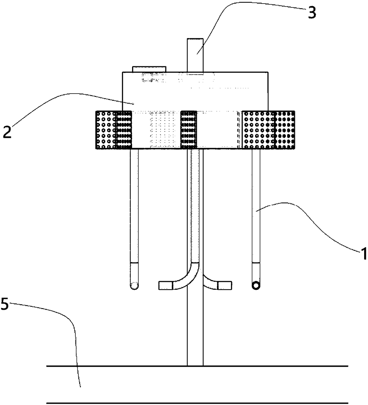 Impeller aerated mixed water aerator and method thereof