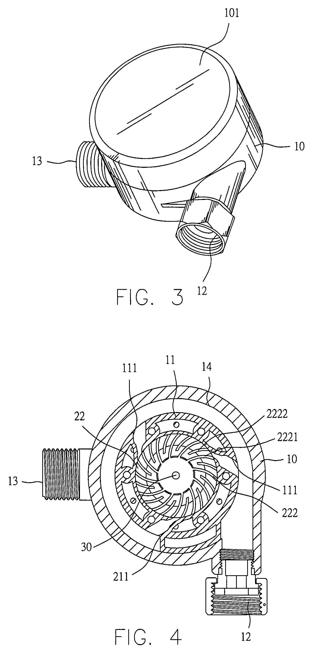 Hydroelectric generator turbine flow guide structure