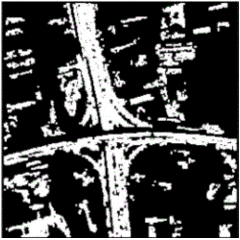 High-resolution remote sensing image road information extraction method