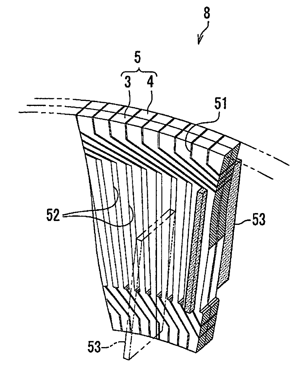 Coil assembly for electrical rotating machine, stator for electrical rotating machine, and electrical rotating machine