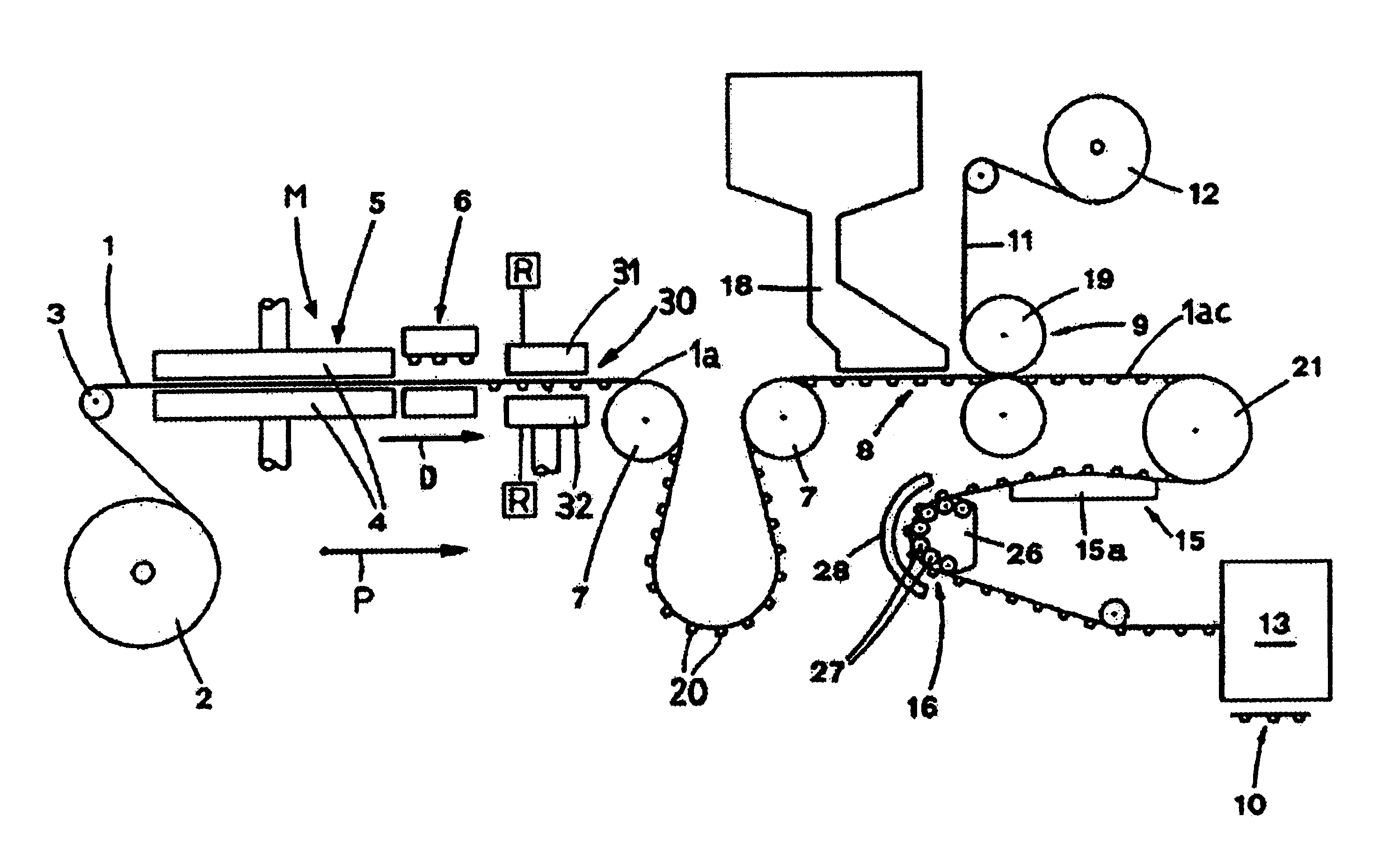 Method and machine for producing blister packs