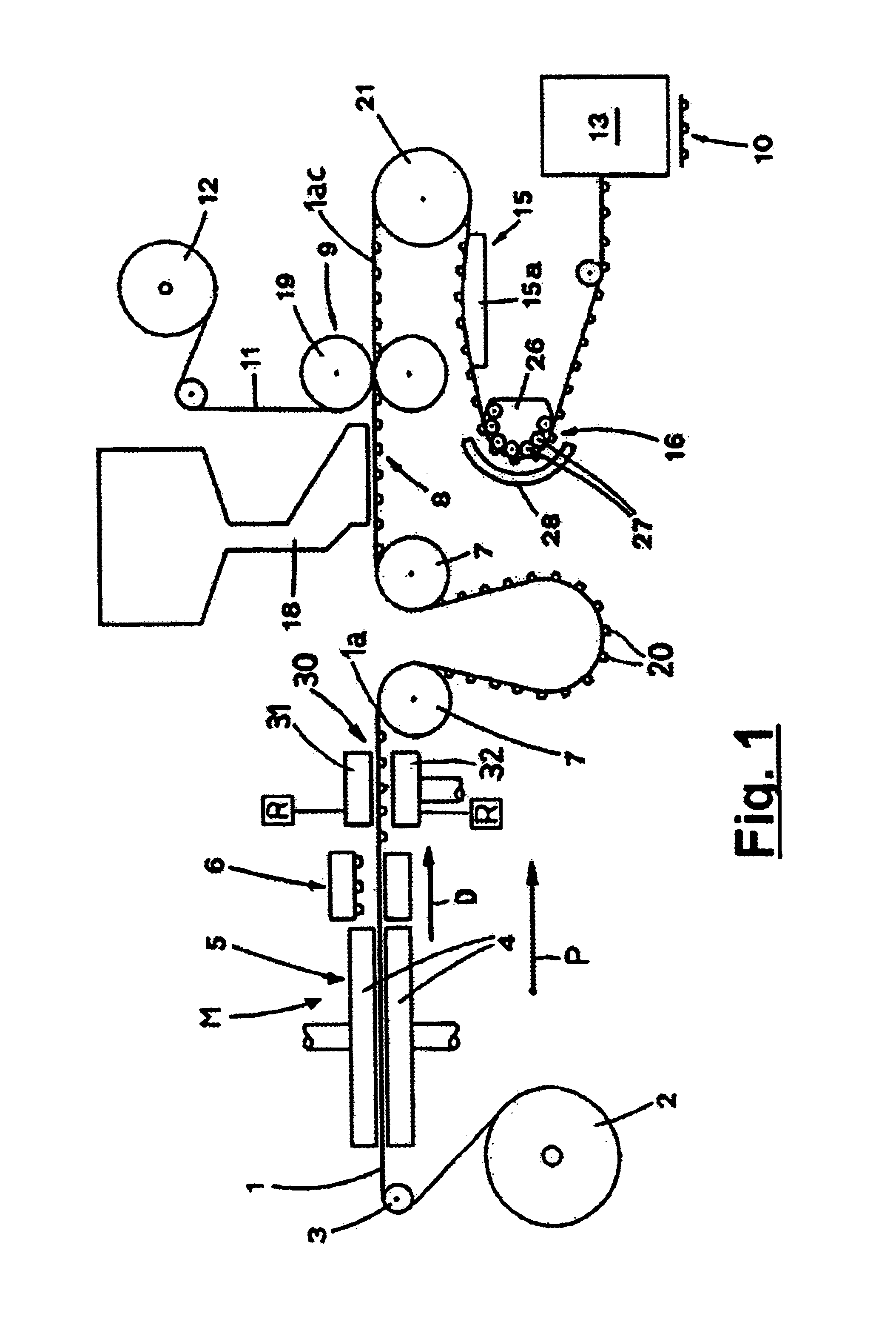 Method and machine for producing blister packs