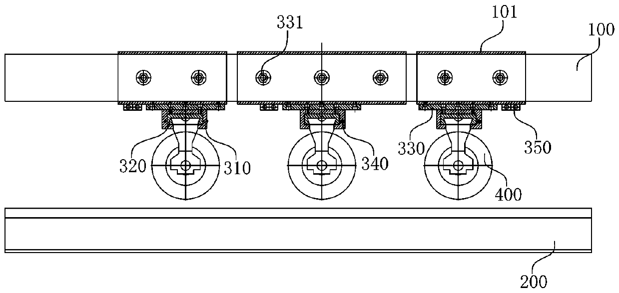 Train track flaw detection wheel assembly tool and method for assembling train track flaw detection wheels