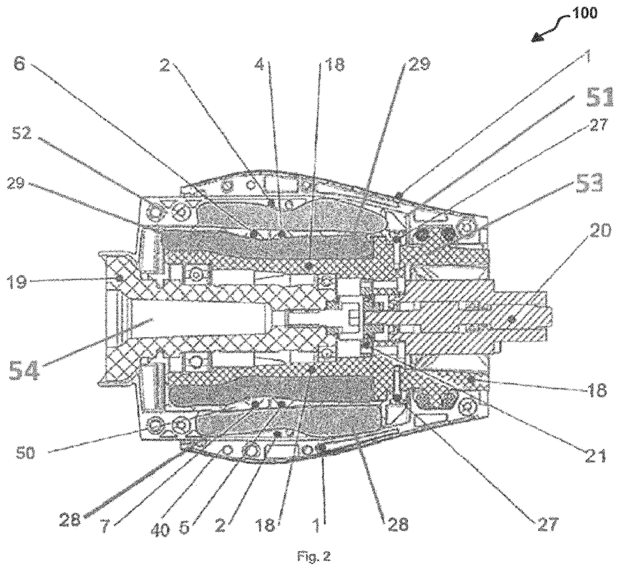 Cable-management system, a rotary joint and a robot