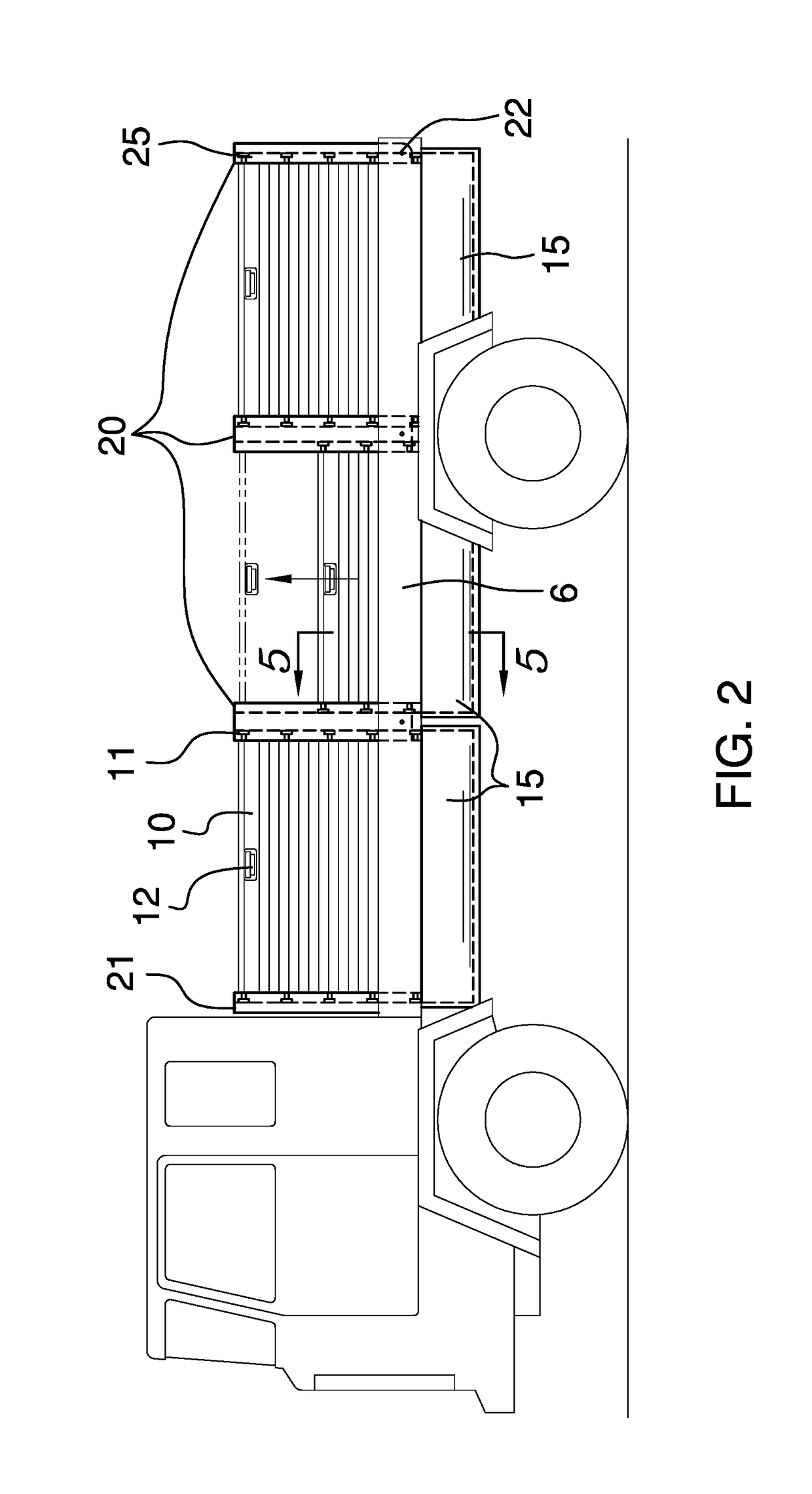 Conversion Device to Transform a Flat Bed into a Truck Bed and the Method to Use