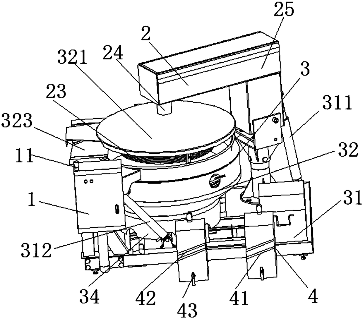 All-directional food waste residue recycling device