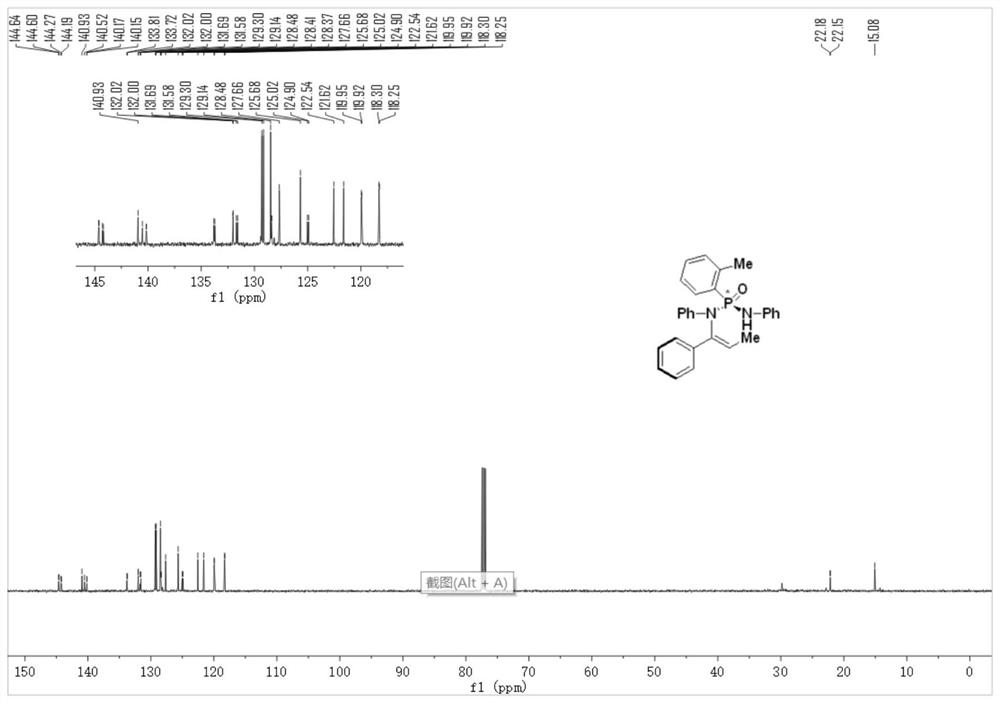 P-chiral N-vinyl phosphoramide, chiral phosphoramide compound and preparation method of chiral phosphoramide compound