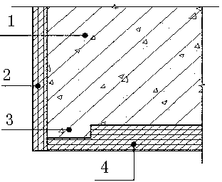 Self-waterproof system of building external wall structure and construction method of self-waterproof system