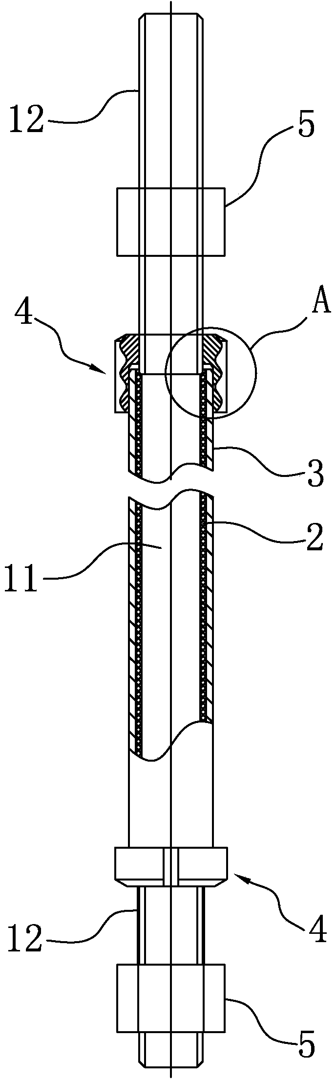 Anchor plate and anchor bolt assembly and anti-corrosion processing method of anchor bolt