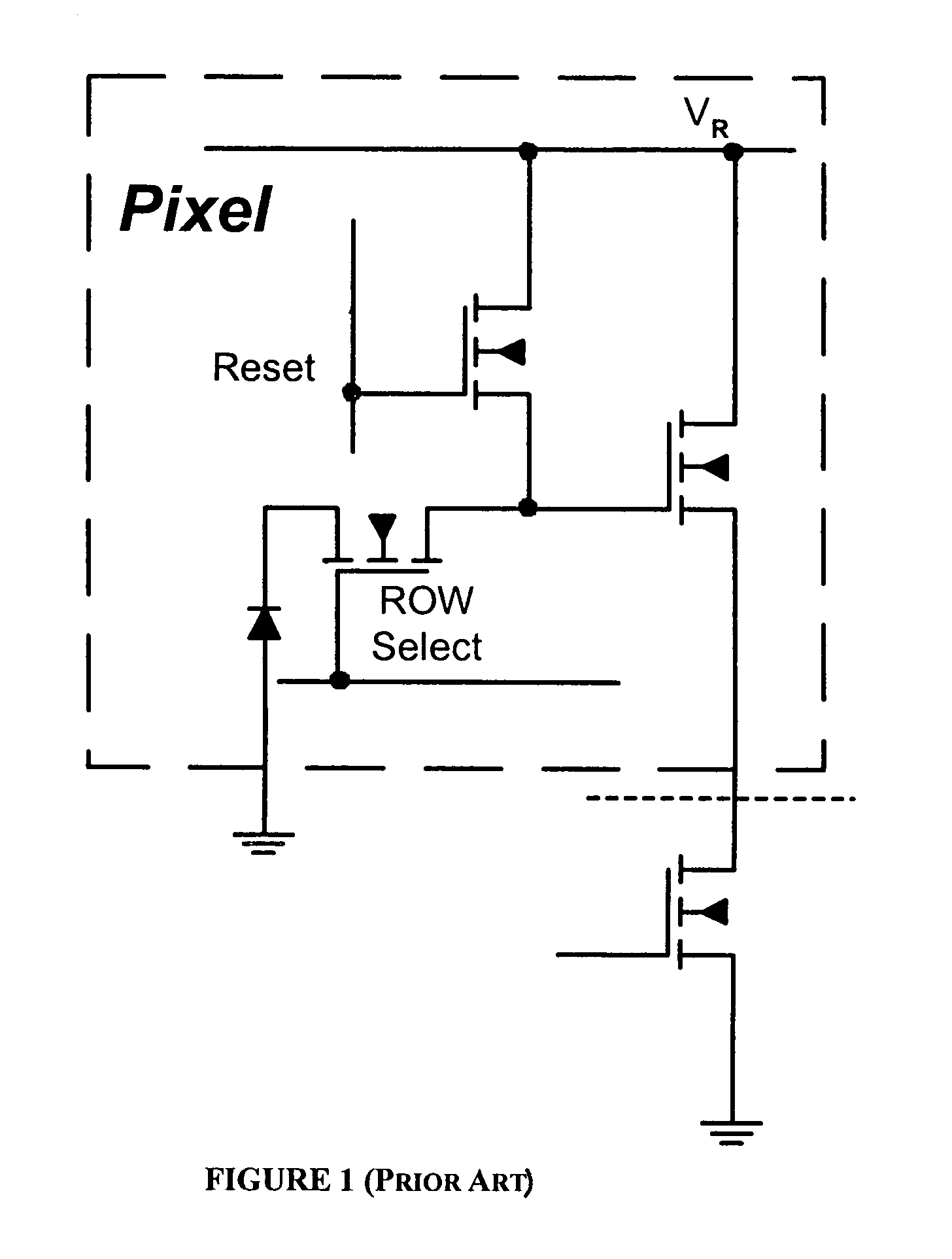Compact active pixel with low-noise snapshot image formation