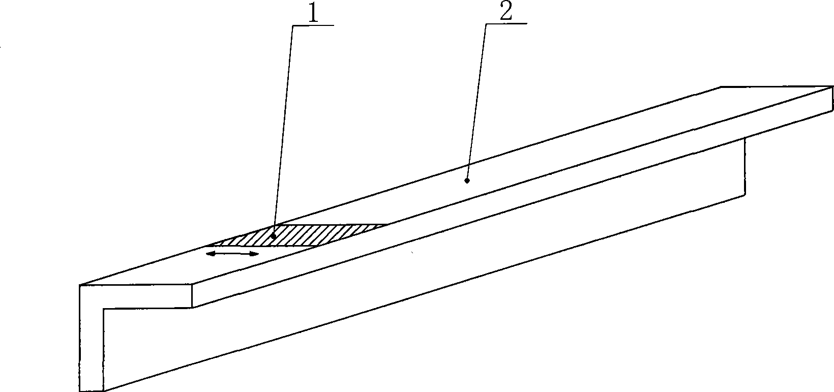 Ultrasonic detecting method for electric power pylon steel angle