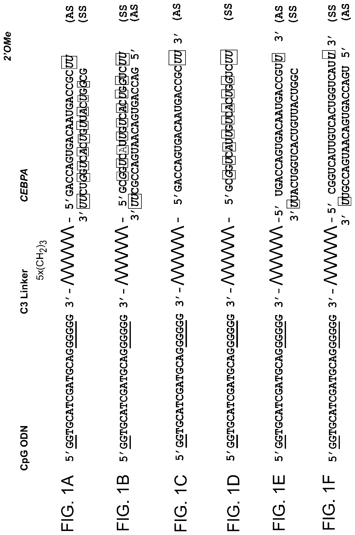 Compounds and compositions including phosphorothioated oligodeoxynucleotide, and methods of use thereof