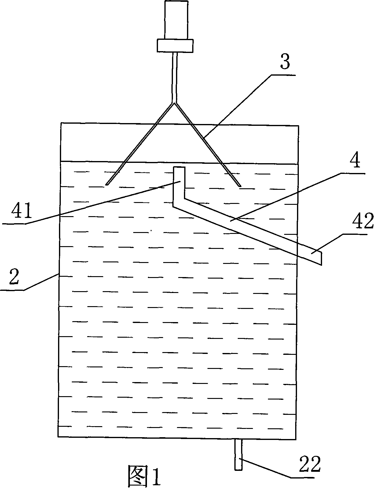 Device for separating ice and crystal