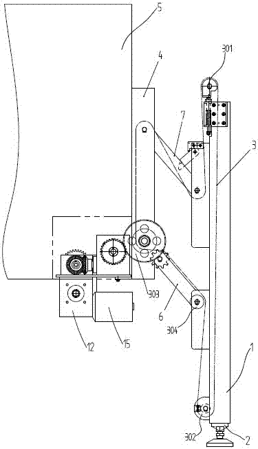 Worm type lifting mechanism and system