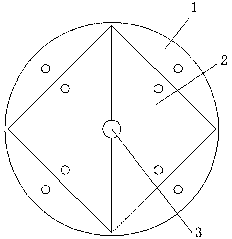 Device for mending skull base defects