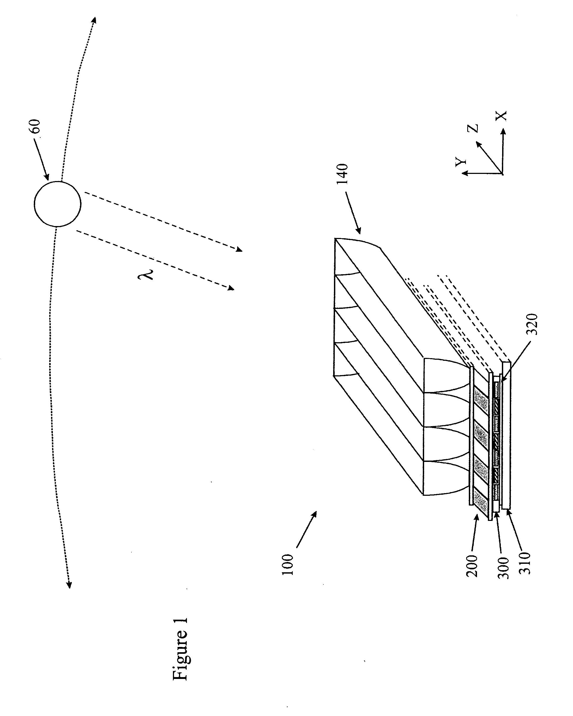 Optically enhanced multi-spectral detector structure