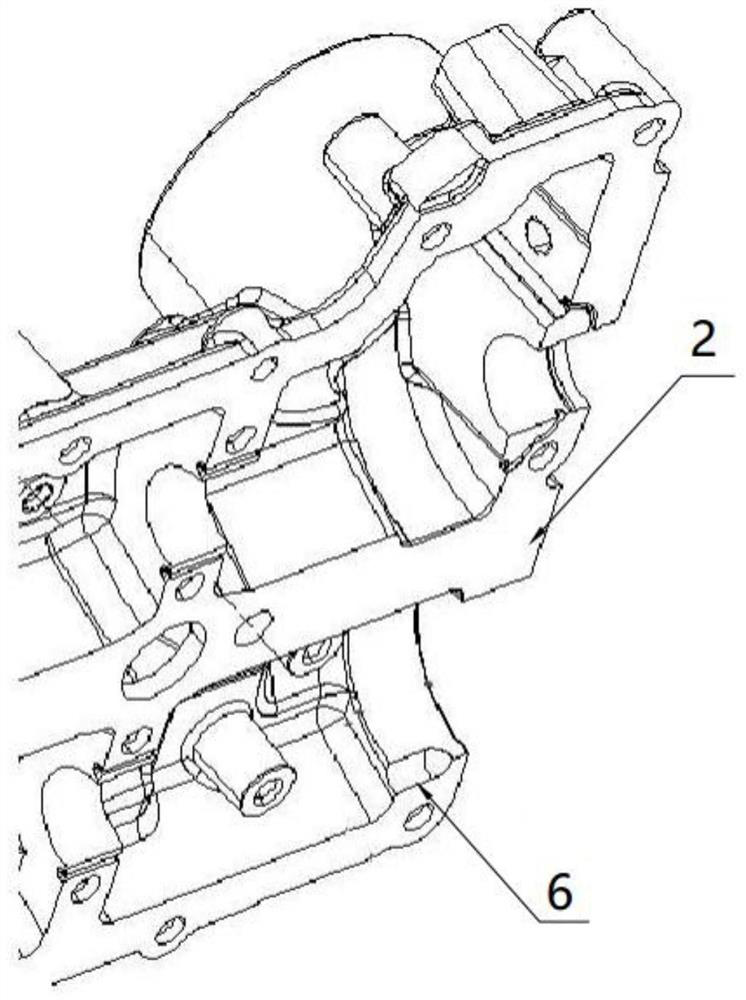 Valve chamber cover cap structure capable of avoiding lubricating oil impact